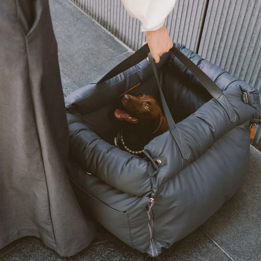 Siège Auto Surélevé pour Chien en Similicuir