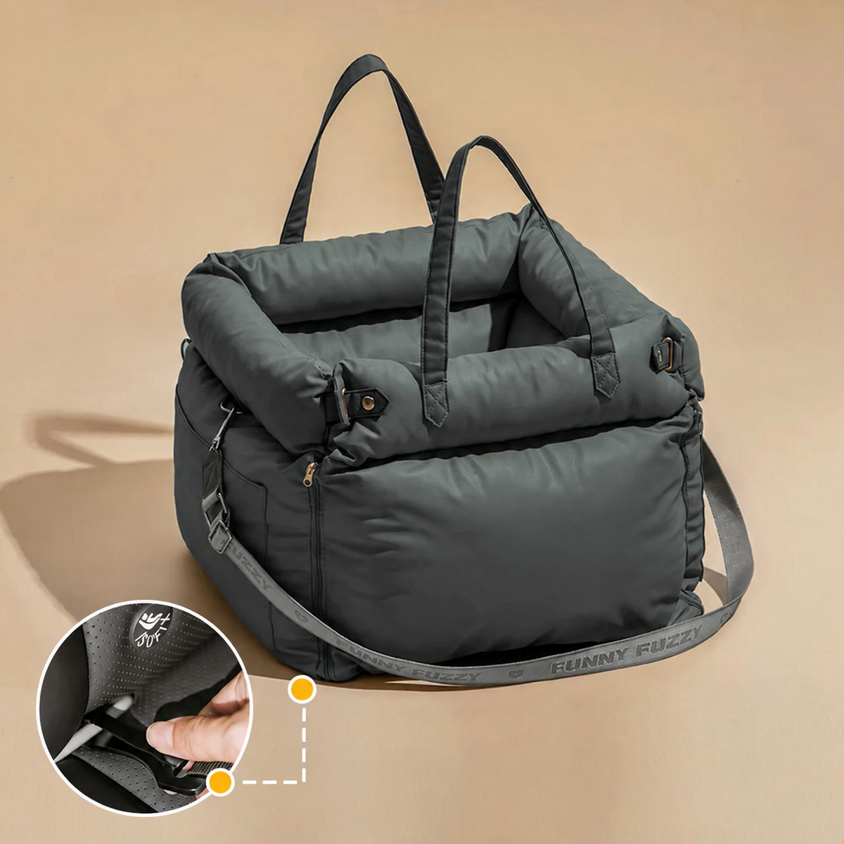 Siège Auto ISOFIX Pour Chien