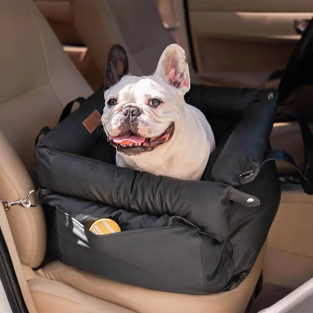 Siège Auto Surélevé pour Chien en Similicuir
