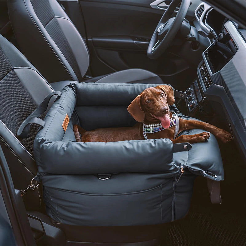 Siège Auto Surélevé pour Chien en Similicuir